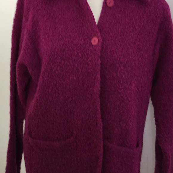 Cerise poodle jacket, L - Picture 2 of 5